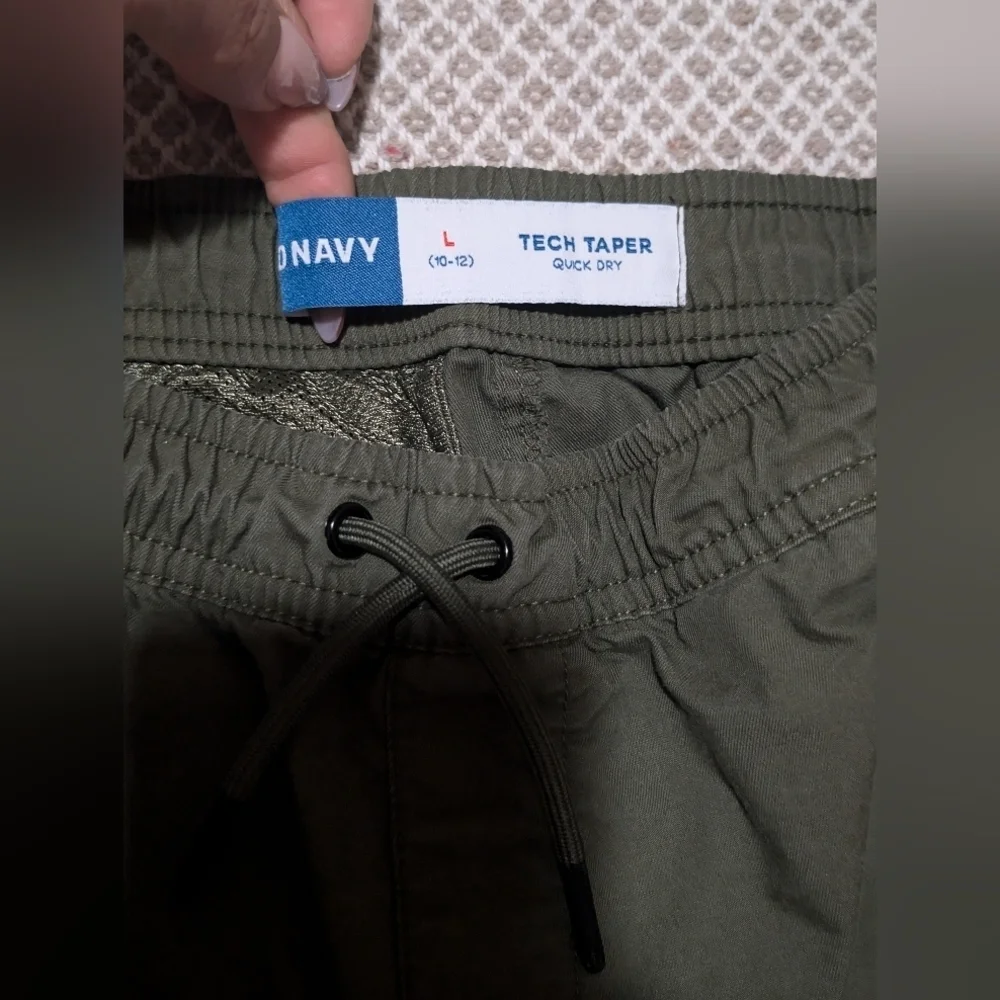 Old Navy Kids Olive Cargo Joggers